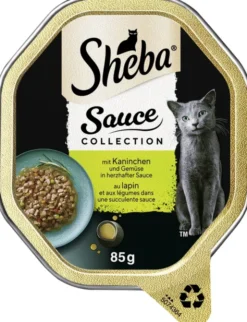 Sheba Sauce Collection mit Kaninchen und Gemüse 85g