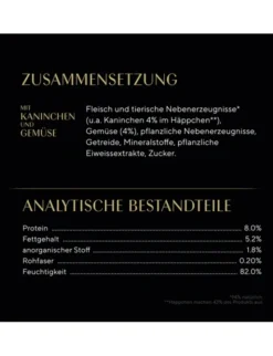 Sheba Sauce Collection mit Kaninchen und Gemüse 85g