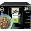 Sheba Selection in Sauce Feine Vielfalt Multipack mit Lachs, mit Weissfisch, mit Huhn und Rind, mit Huhn 1kg