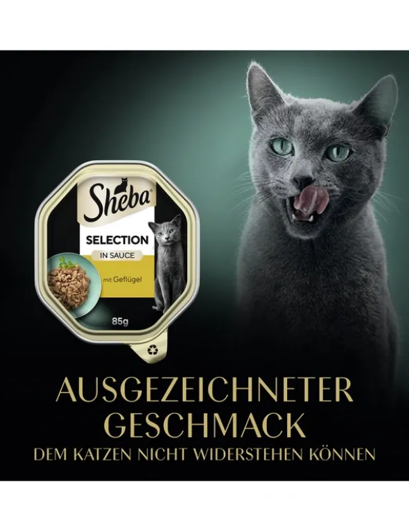 Sheba Selection in Sauce mit Geflügel 85g