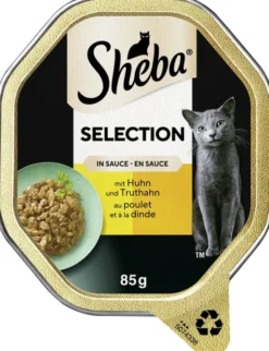 Sheba Selection in Sauce mit Huhn und Truthahn 85g