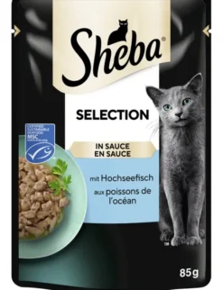 Sheba Selection in Sauce mit Hochseefisch 85g