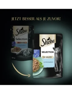 Sheba Selection in Sauce mit Hochseefisch 85g