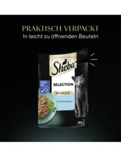 Sheba Selection in Sauce mit Hochseefisch 85g