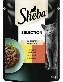 Sheba Selection in Sauce mit Huhn und Rind 85g