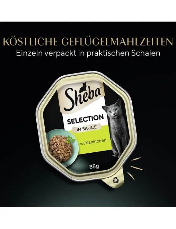 Sheba Selection in Sauce mit Kaninchen 85g