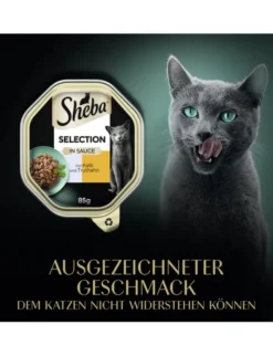 Sheba Selection in Sauce mit Kalb und Truthahn 85g