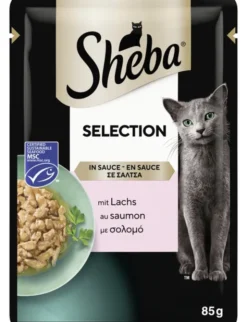 Sheba Selection in Sauce mit Lachs 85g