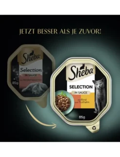 Sheba Selection in Sauce mit Rind und Truthahn 85g