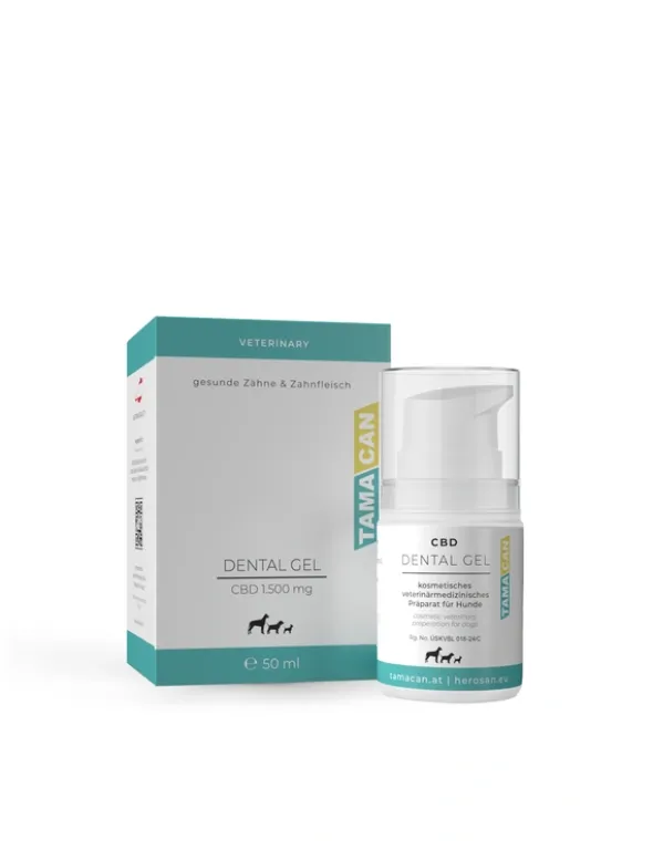 TAMACAN Cannabidiol / CBD Dental Gel für Hunde 50g