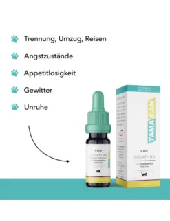 TAMACAN Cannabidiol / CBD Isolat für Katzen 5ml