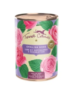 Terra Canis Flower Menü Englische Rose 400g