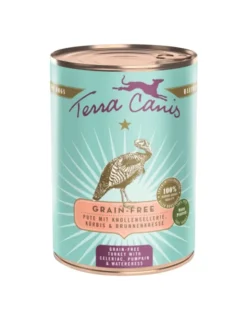 Terra Canis getreidefrei Pute mit Sellerie, Kürbis & Brunnenkresse 400g