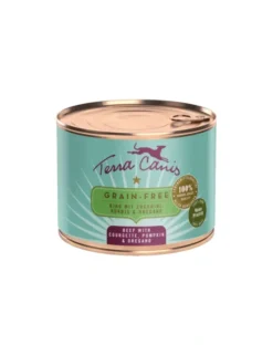 Terra Canis getreidefrei Rind mit Zucchini, Kürbis & Oregano 200g