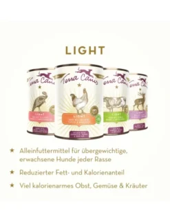 Terra Canis Light Rind mit Kürbis, Mango & Artischocke 400g