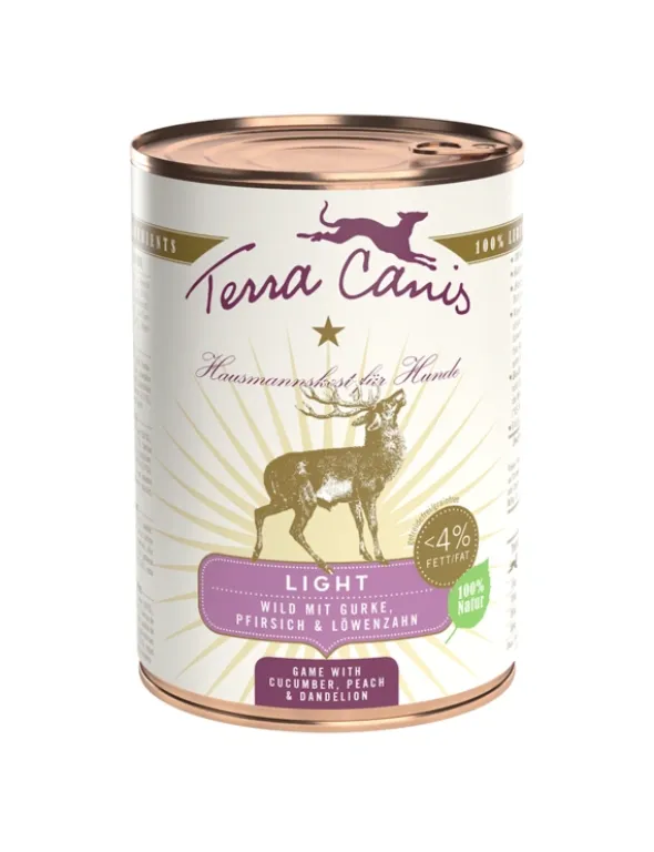 Terra Canis Light Wild mit Gurke, Pfirsich & Löwenzahn 400g