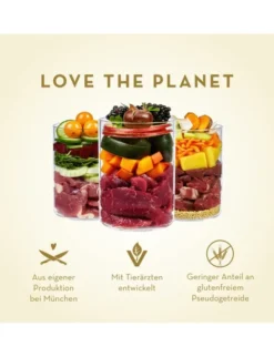 Terra Canis Love the Planet Rind mit Kokos, sonnengereiftem Obst & Kurkuma 400g
