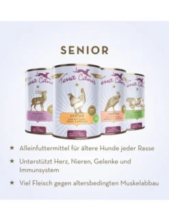 Terra Canis Senior Pute mit Papayas, Broccoli & Gesundheitskräutern 400g