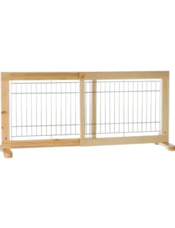TRIXIE Absperrgitter Holz braun 50 cm breit