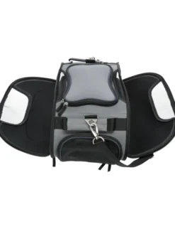 TRIXIE Airline Tasche Wings blau, grau 28x23x46 cm