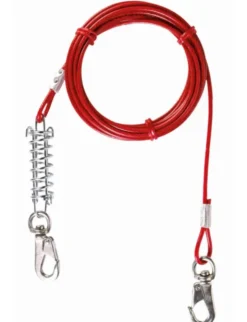 TRIXIE Anbindeleine rot 5 m
