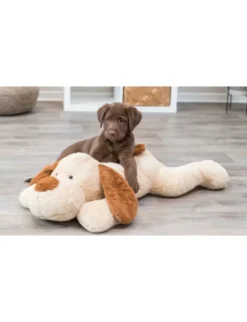TRIXIE Ankuschelhund Benny beige, braun 75 cm
