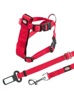 TRIXIE Auto-Katzengeschirr rot 20-50 cm