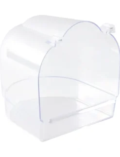 TRIXIE Badehaus halbrund transparent 14x15x15 cm