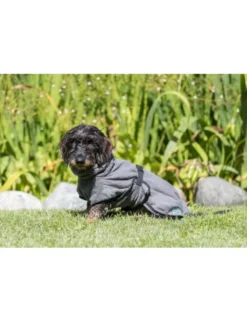 TRIXIE Bademantel für Hunde grau XS
