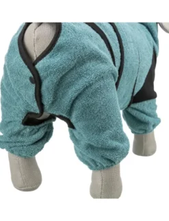 TRIXIE Bade- und Hausoverall für Hunde petrol XS