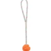 TRIXIE Ball am Seil schwimmfähig orange