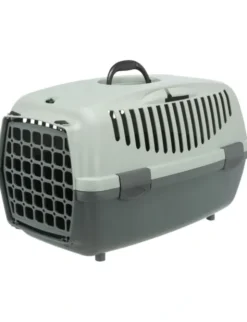 TRIXIE be Eco Transportbox Capri anthrazit, grau-grün bis 6 kg