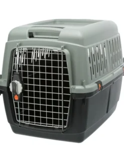 TRIXIE be Eco Transportbox Giona 4 anthrazit, grau-grün
