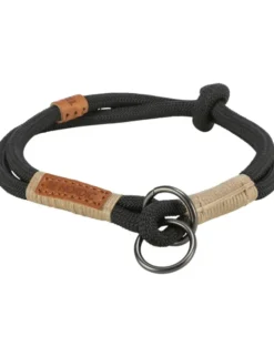 TRIXIE BE NORDIC Zug-Stopp-Halsband schwarz 30 cm/6 mm