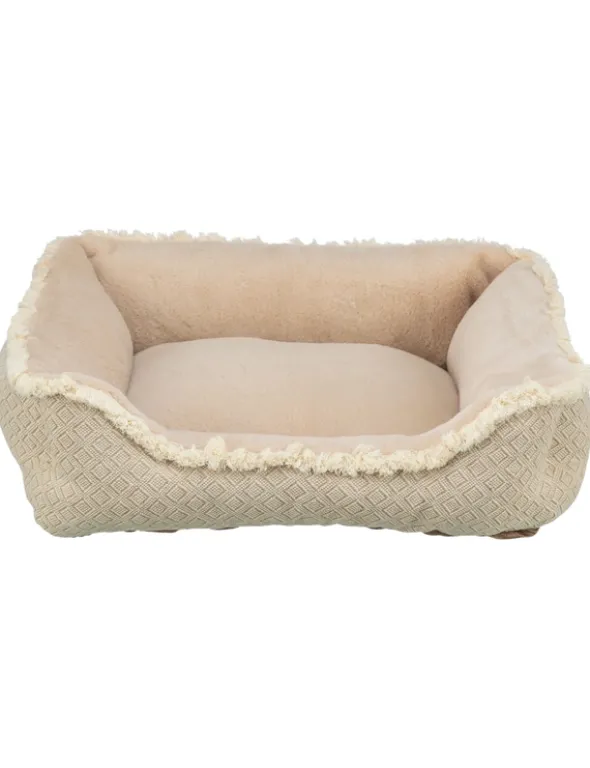 TRIXIE Bett Boho eckig beige 60x50 cm