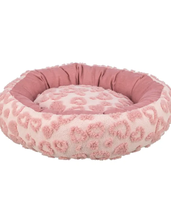 TRIXIE Bett Hearts rund rosa ø 50 cm