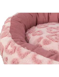 TRIXIE Bett Hearts rund rosa ø 50 cm