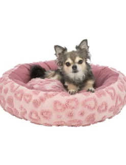 TRIXIE Bett Hearts rund rosa ø 50 cm