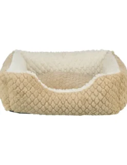 TRIXIE Bett Kaline Mio eckig braun, creme 80x65 cm