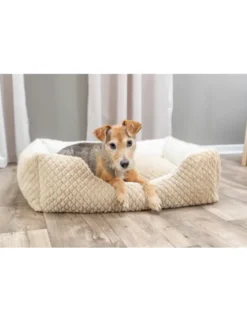 TRIXIE Bett Kaline Mio eckig braun, creme 80x65 cm