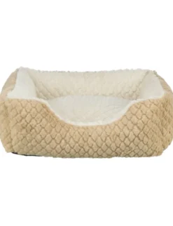 TRIXIE Bett Kaline Mio eckig braun, creme 80x65 cm