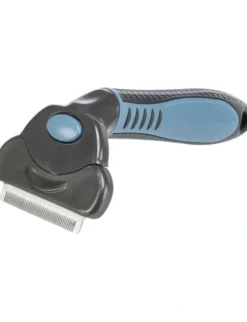 TRIXIE Carding-Striegel Kunststoff blau, dunkelgrau 7 x 15 cm
