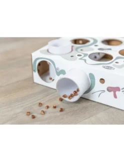 TRIXIE Cat Activity Paws'n'Treats Box grau