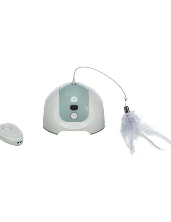 TRIXIE Catche me mit Fernbedienung grau, salbei