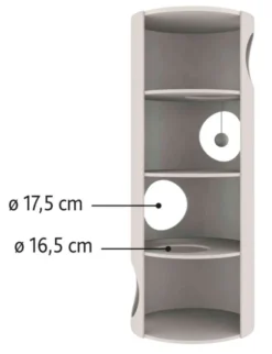 TRIXIE Cat Tower Edoardo creme, taupe 100 cm