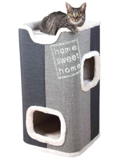 TRIXIE Cat Tower Jorge anthrazit, grau, lichtgrau 78 cm