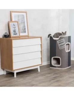 TRIXIE Cat Tower Jorge anthrazit, grau, lichtgrau 78 cm