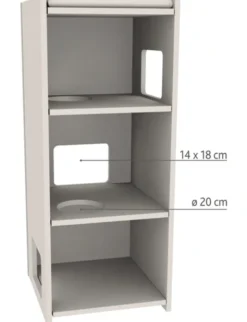 TRIXIE Cat Tower Juno grau 116 cm