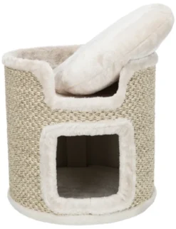 TRIXIE Cat Tower Ria lichtgrau, natur 37 cm