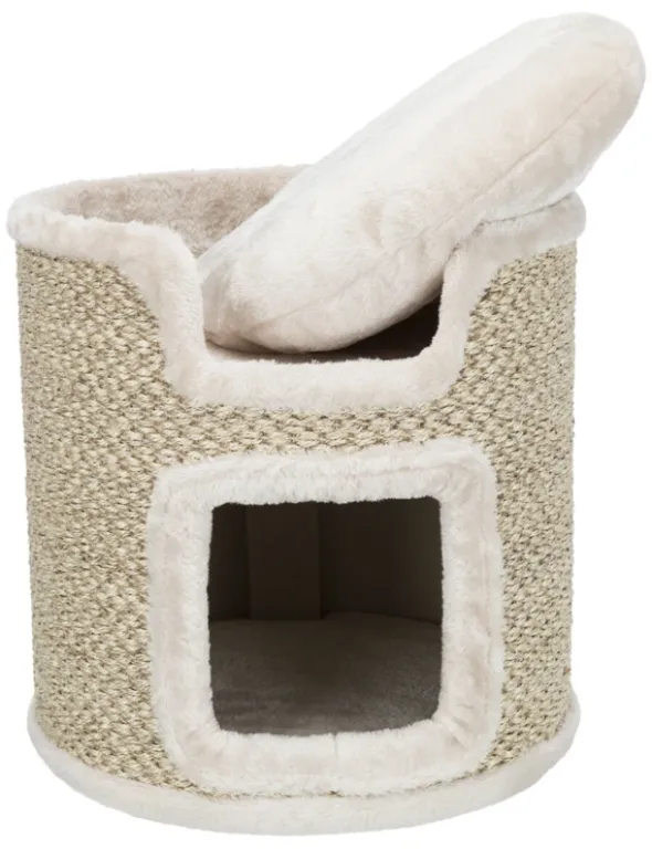 TRIXIE Cat Tower Ria lichtgrau, natur 37 cm
